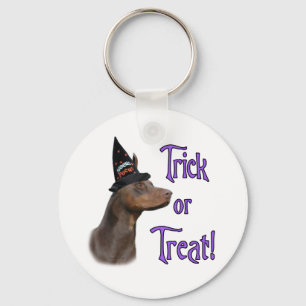 Llavero Truco del Pinscher del Doberman