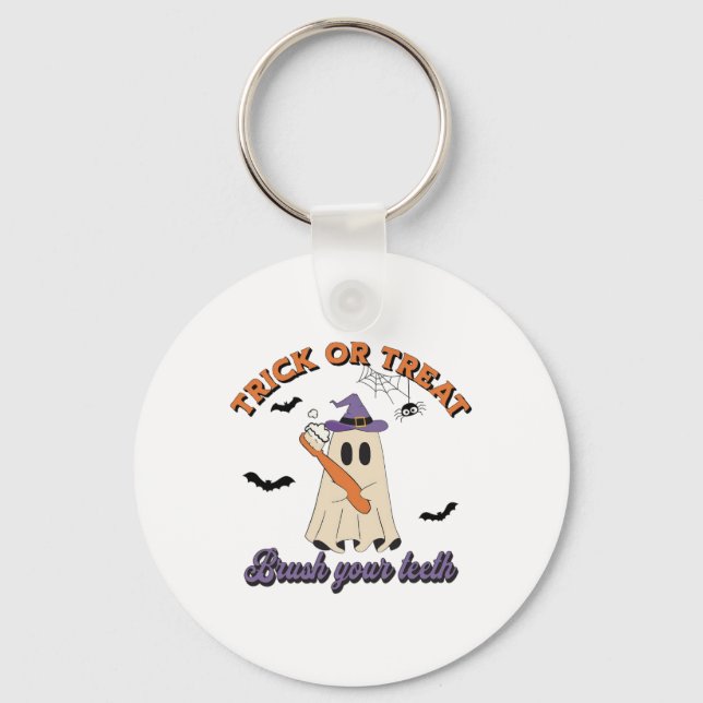 Llavero Truco O Tratamiento Cepillo De Los Dientes Higieni (Anverso)