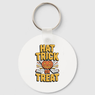 Llavero Truco o trato Calabaza Halloween Hockey sobre hiel