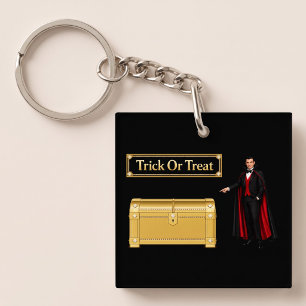 Llavero Truco o trato vampiro de Halloween
