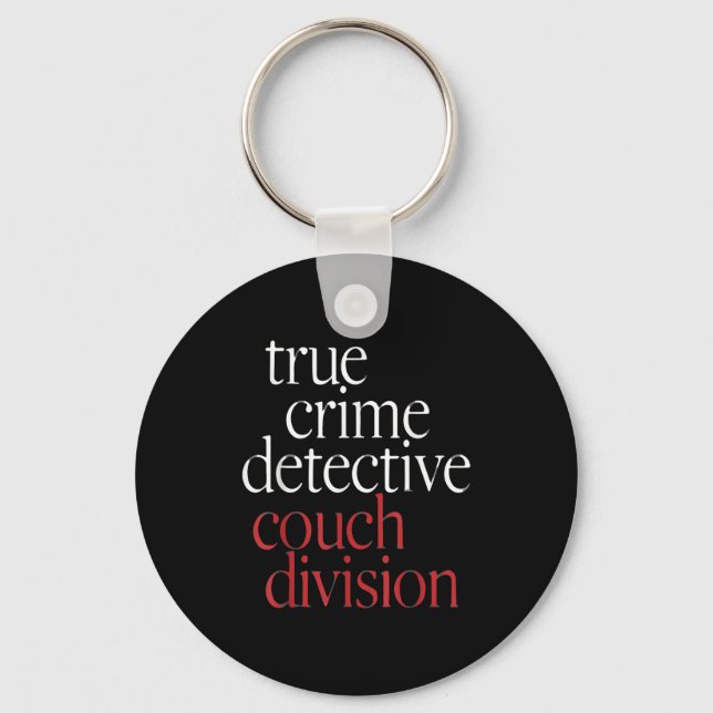 Llavero True Crime Detective Couch Di  (Anverso)