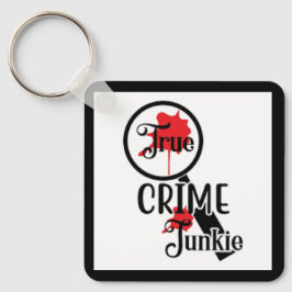 Llavero True Crime Junkie Key Chain