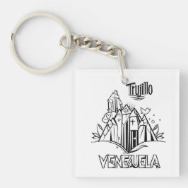 Llavero Trujillo Venezuela diseño artístico | Virgen paz