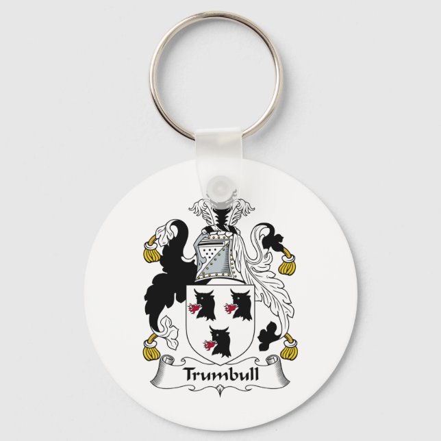 Llavero Trumbull Family Crest (Anverso)