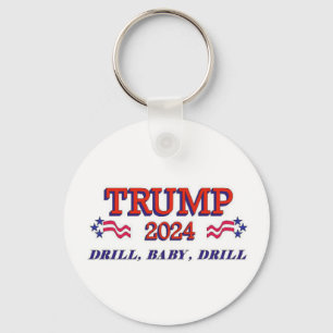 Llavero Trump 2024 Drill Baby Drill Keychain