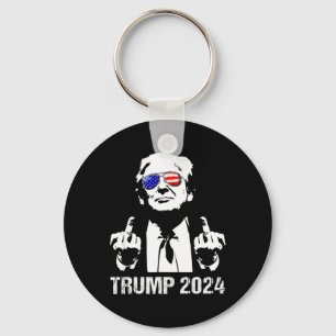 Llavero Trump 2024 Elección Bandera Americana Gafas de sol