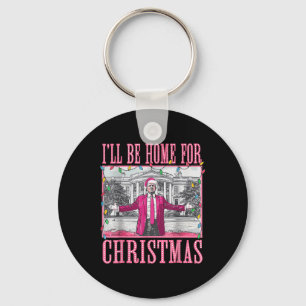 Llavero Trump 2024 Estaré en casa para los Navidades Santa