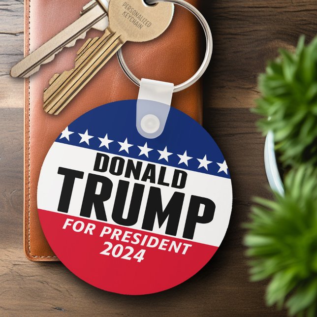 Llavero Trump 2024 Mantenga a Estados Unidos grande - rojo (Personalized Keychain - Trump 2024)