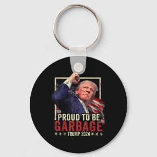 Llavero Trump 2024 Orgulloso de ser un basurero vota a Tru