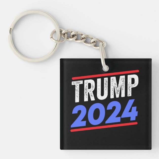 Llavero Trump 2024 para la elección del presidente Donald  (Frente)