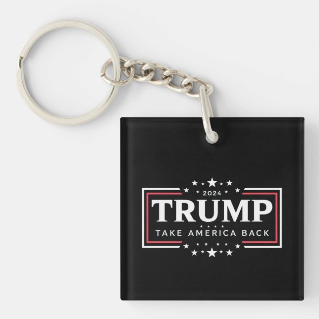 Llavero Trump 2024: Recuperar a Estados Unidos (Frente)