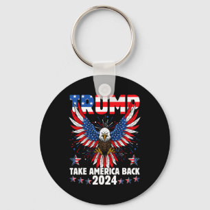 Llavero Trump 2024 Recuperar la bandera estadounidense Tru