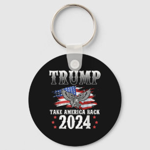 Llavero Trump 2024 Recuperar la bandera estadounidense Tru