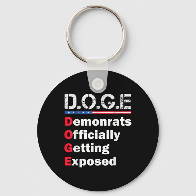 Llavero Trump 2025 expone oficialmente a los demócratas (Anverso)
