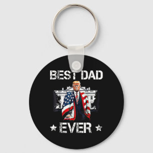 Llavero Trump 2025 Mejor Papá Siempre Bandera Americana Pa