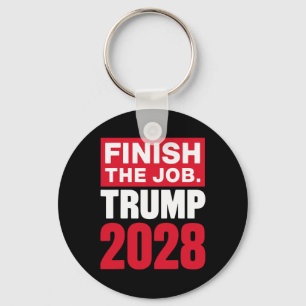 Llavero Trump 2028 Terminar el Trabajo Trump 2028 