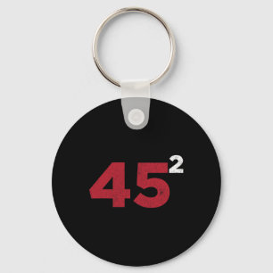 Llavero Trump 45 al cuadrado regalo de reelección de dos m