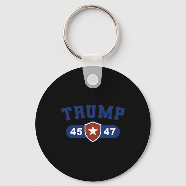 Llavero Trump 45 Y Trump 47 (Anverso)
