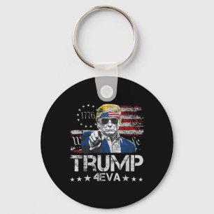 Llavero Trump 4eva 4 de julio por siempre amor presidente