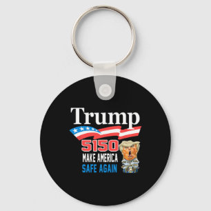Llavero Trump 5150 Vuelve a Sanear América Divertido 