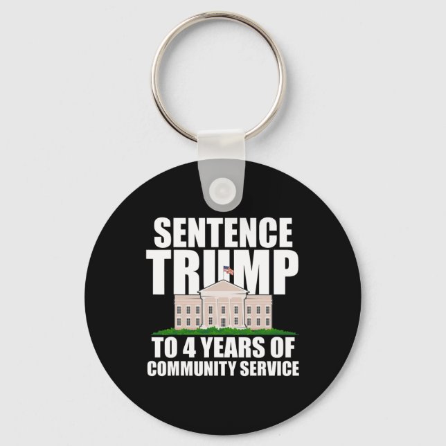 Llavero Trump a 4 años de servicio comunitario 7  (Anverso)