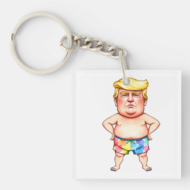Llavero trump à la plage (Frente)
