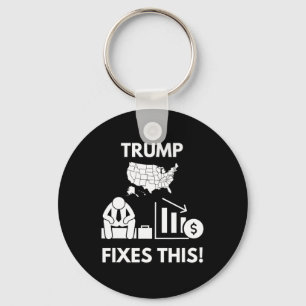 Llavero ¡Trump Arregla Esto! Trump Economía De Apoyo Labor