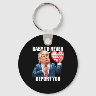 Llavero Trump Baby Nunca Te Deportaría Graciosamente
