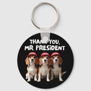 Llavero Trump Beagles Para El Propietario De Perros De Tru