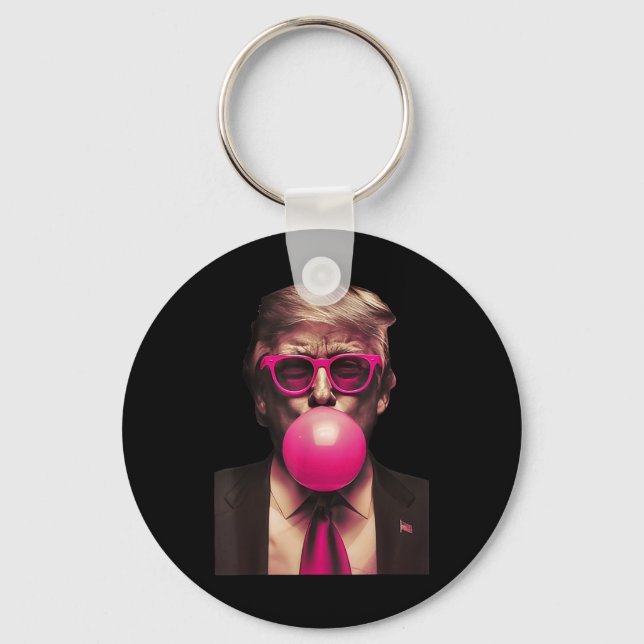 Llavero Trump Bubble Gum es gracioso (Anverso)