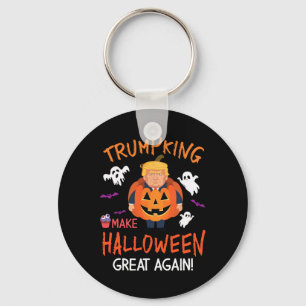 Llavero Trump, calabaza de Donald Trump, hace que Hallowee