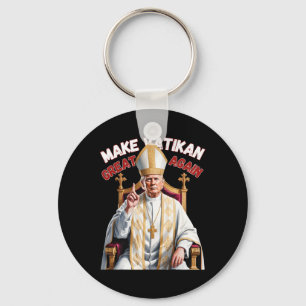 Llavero Trump como Iglesia del Vaticano