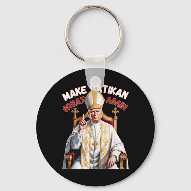Llavero Trump como Iglesia del Vaticano (Anverso)