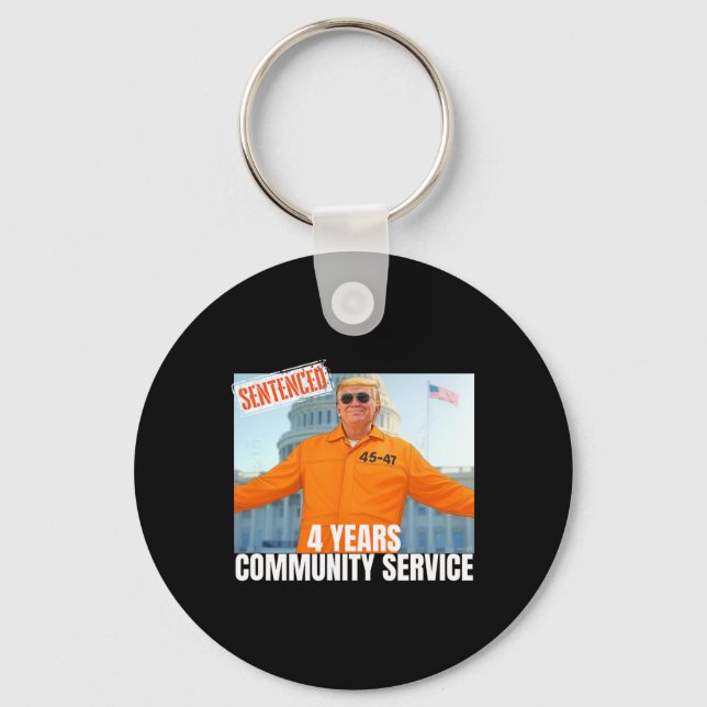 Llavero Trump condenado a 4 años de prisión por Naranja de (Anverso)