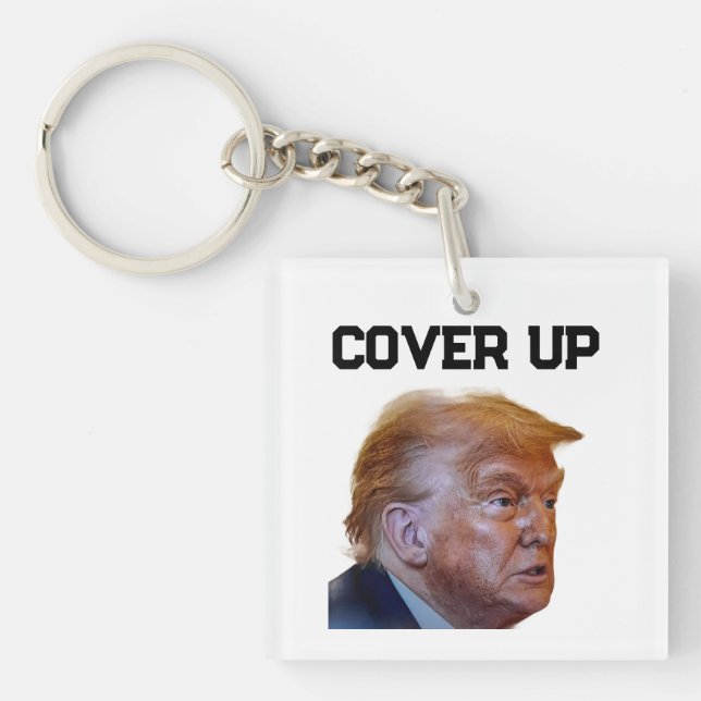 Llavero Trump Cover Up Keychain (Frente)