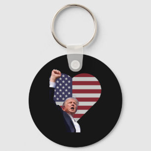Llavero Trump desafiante