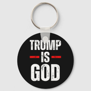 Llavero Trump es Dios Divertido Trump es Dios 