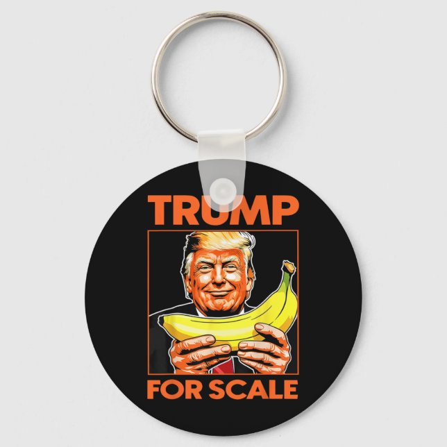 Llavero Trump es gracioso 10 estrellas de Nana (para escal (Anverso)