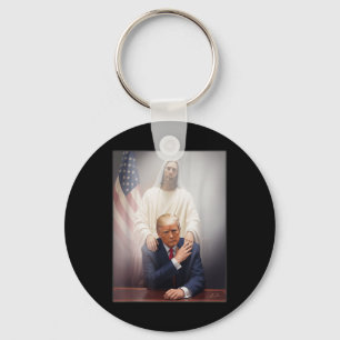Llavero Trump es gracioso, Trump es un retro cristiano en