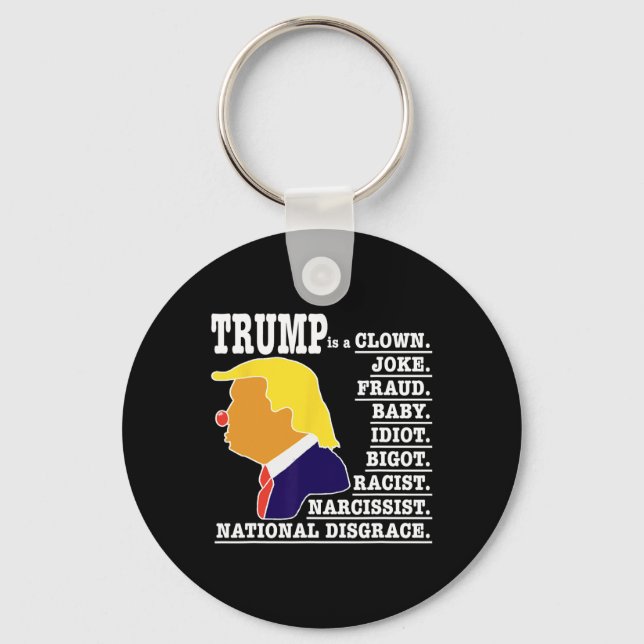Llavero Trump Es Un Payaso (Anverso)