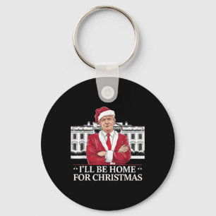 Llavero Trump Estaré en casa para Navidades Whitehouse 202
