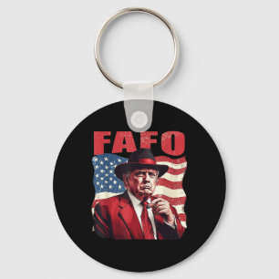 Llavero Trump Fafo Funny Fafo Trump Bandera estadounidense