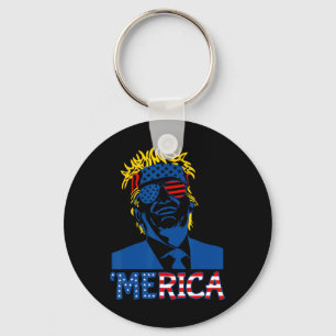 Llavero Trump Feliz 4 De Julio Regalos De Bandera Estadoun