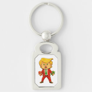 Llavero Trump Feliz Divertido Trump Invertir Trump Caricat