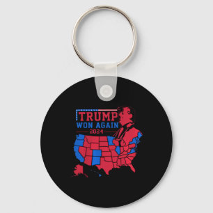 Llavero Trump Gana De Nuevo Mapa De Olas Rojas De Ee.Uu. E