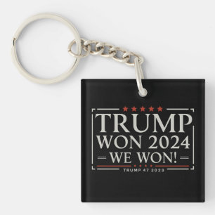 Llavero Trump Ganó 2024 Nosotros Ganamos 47 2028 EE. UU.