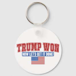 Llavero Trump ganó ahora