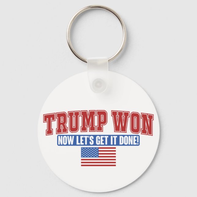 Llavero Trump ganó ahora (Anverso)