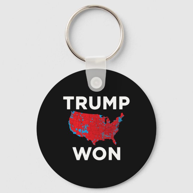 Llavero Trump ganó el mapa correcto de resultados electora (Anverso)