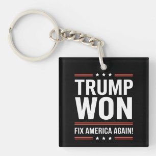 Llavero Trump Ganó MAGA Trump Ganador 2024 Arregla América
